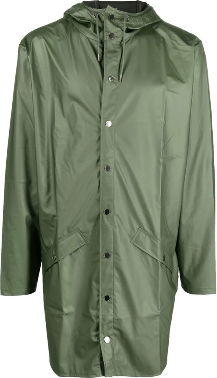 Drawstring Hood Raincoat
