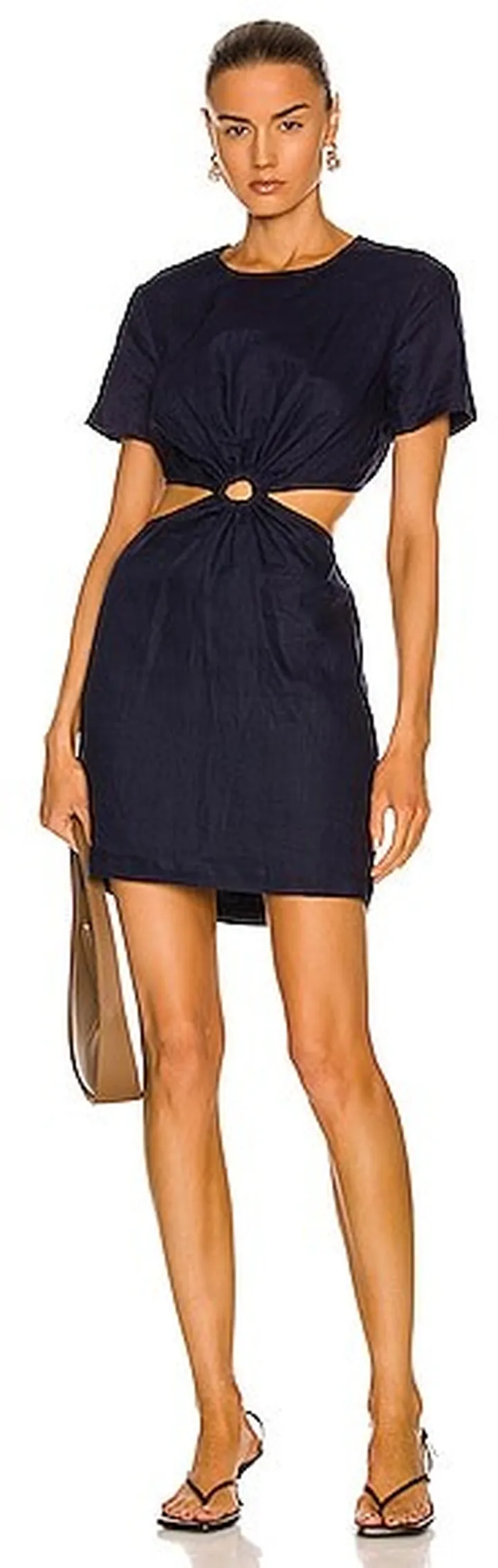 Staud Epona Dress in Navy