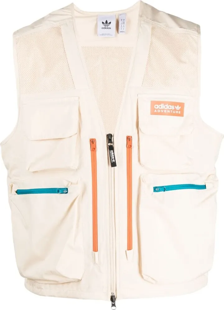 Contrasting Zipper Gilet