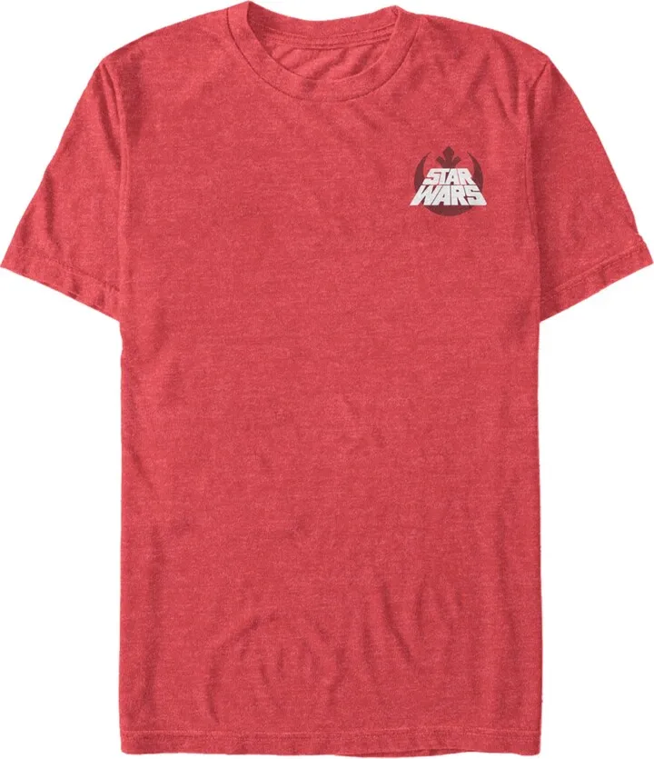 Fifth Sun Star Wars Men's Rebel Text Logo Short Sleeve T-Shirt