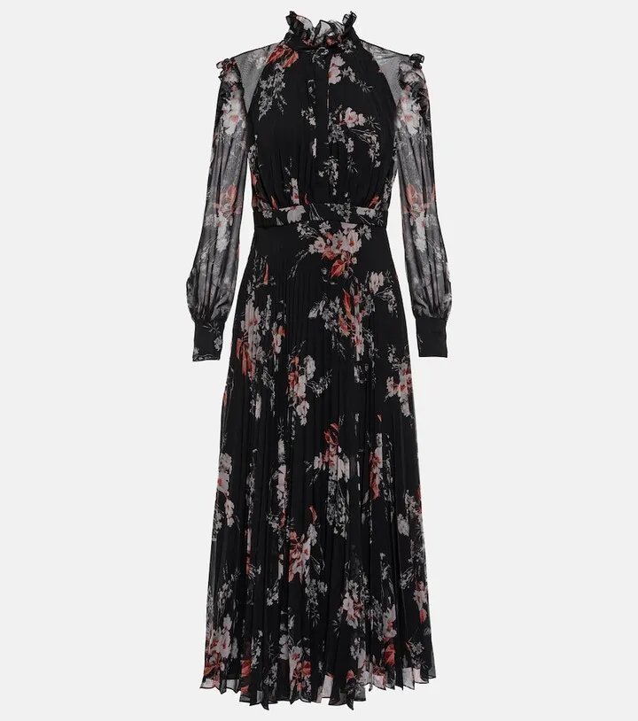 Narella floral voile dress