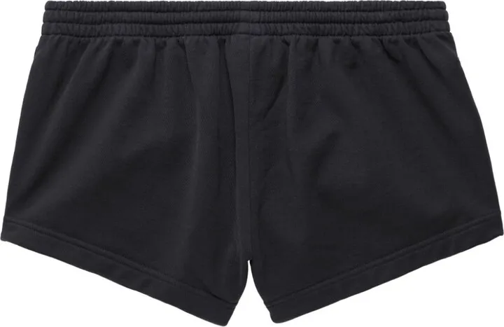 Elasticated-Waistband Track Shorts