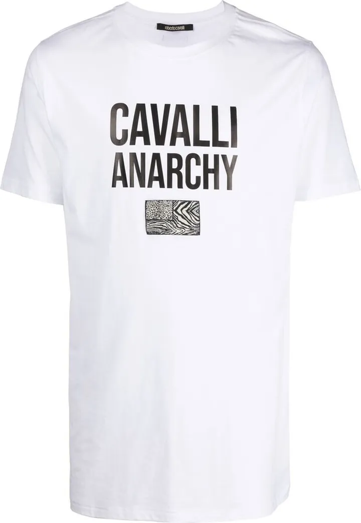 Cavalli Anarchy print T-shirt