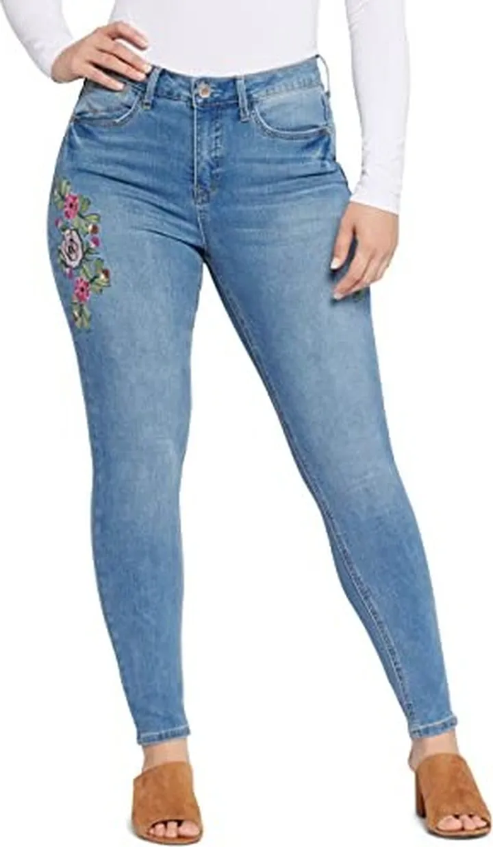 Seven7 Women's Misses Bombshell Skinny Blue