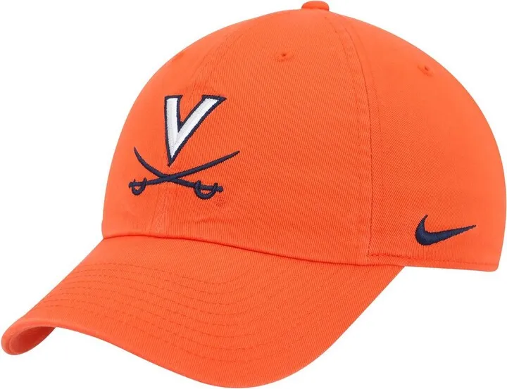 Men's Nike Orange Virginia Cavaliers Heritage86 Logo Performance Adjustable Hat