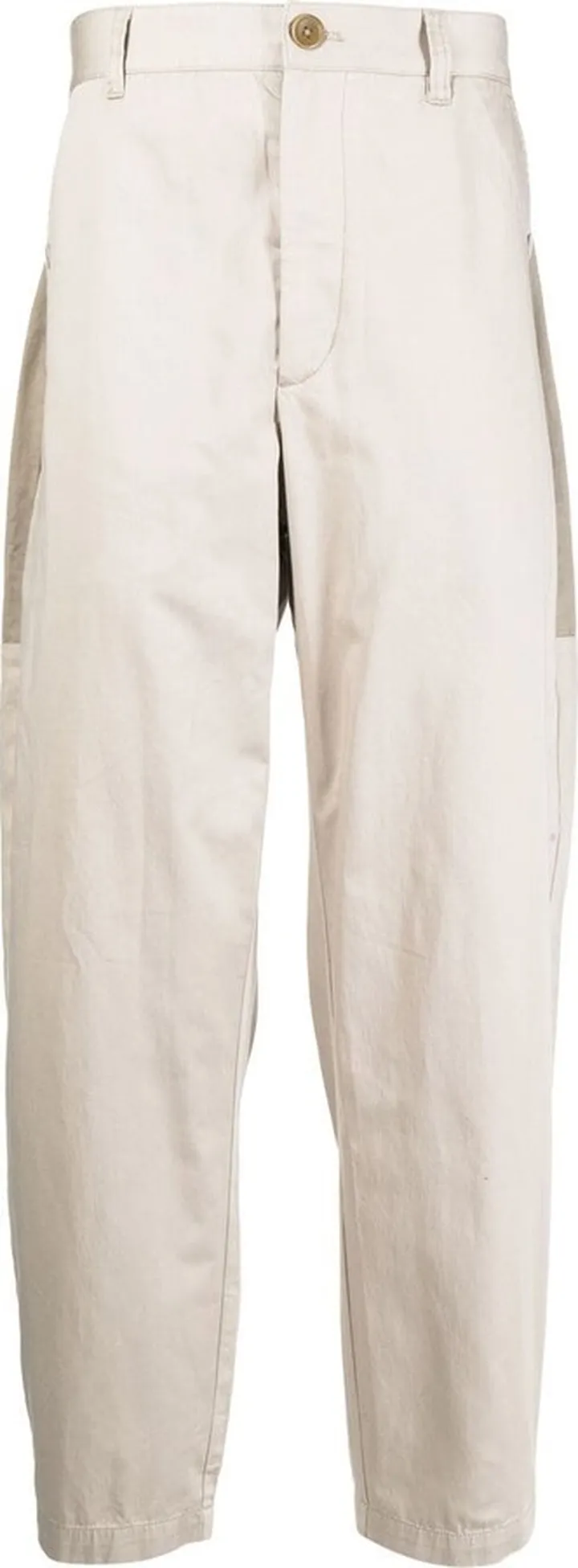 Straight-Leg Cut Trousers