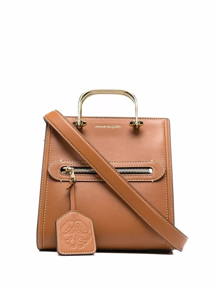 The Short Story leather tote bag
