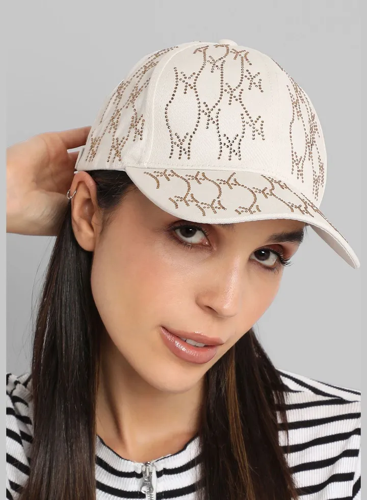 Casual Solid Polyester Baseball Cap For Women