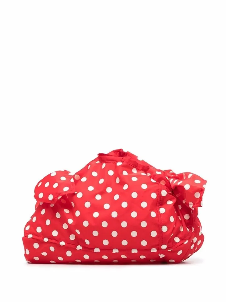 Polka Dot Print Tote Bag