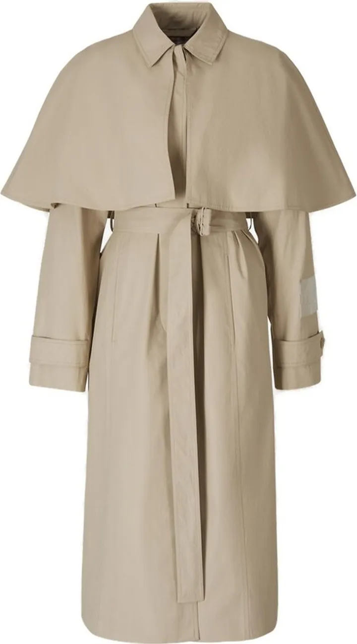Acne Studios Belted Cape Trench Coat