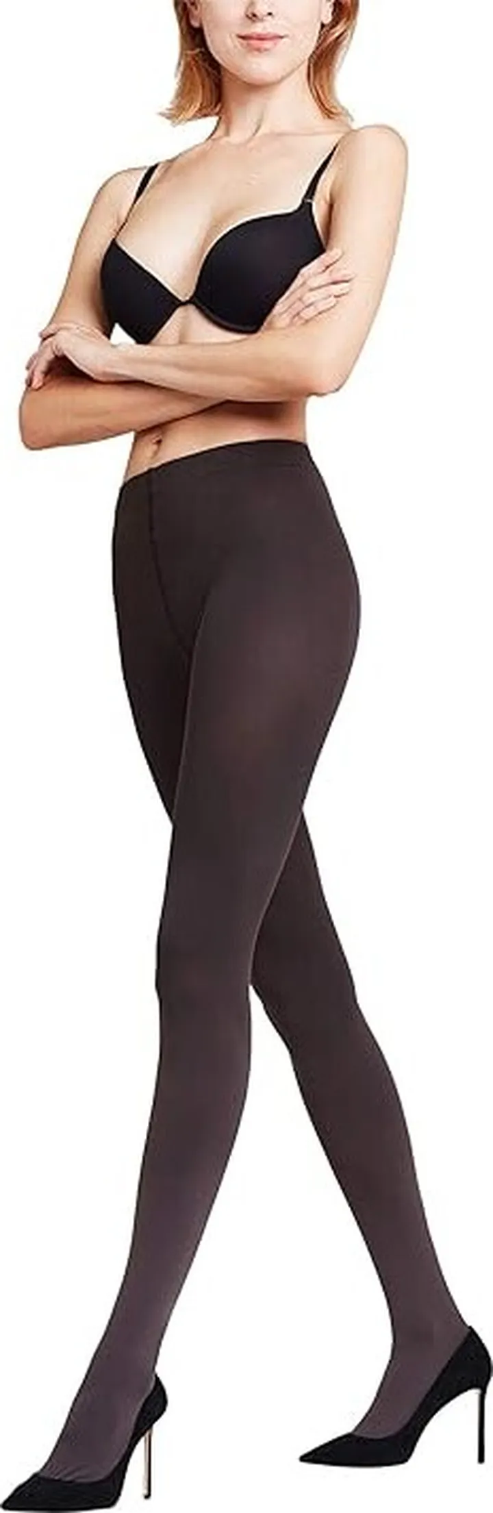 Falke Pure Matt 100 Opaque Tights (Anthracite) Hose