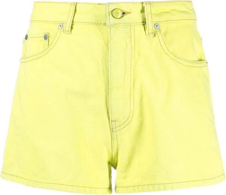 Organic-Cotton Denim Shorts