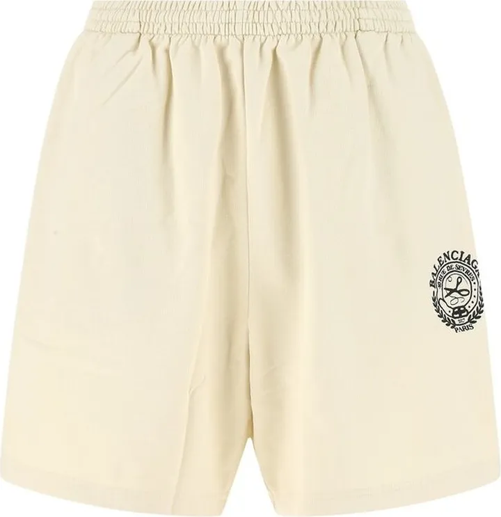 Balenciaga Logo Detailed Elastic Waist Shorts