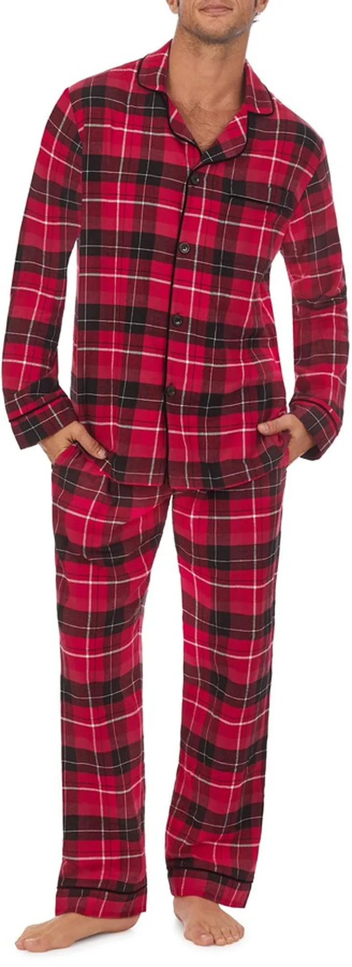 Plaid Stretch Flannel Organic Cotton Pajamas