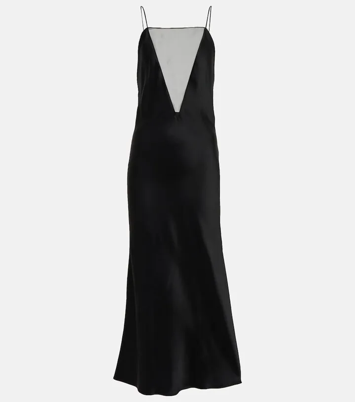 Satin slip dress