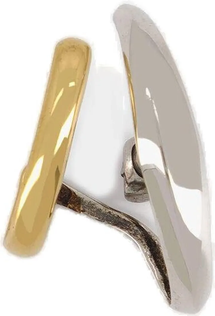 Alexander McQueen Pleated Hoop Earrings