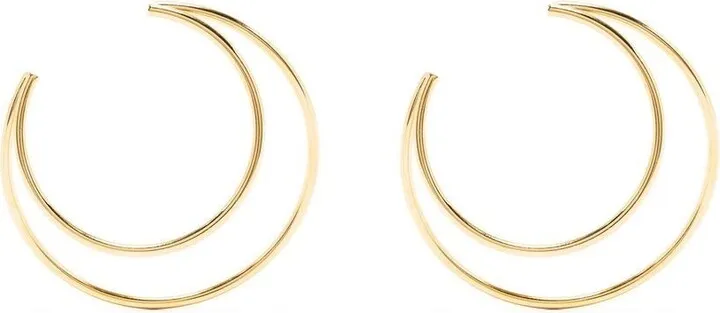 Crescent Mood hoop earrings