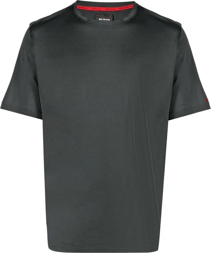 logo-embroidered short-sleeve T-shirt