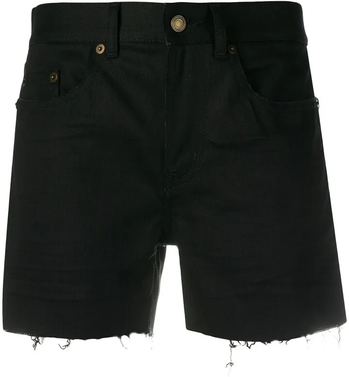 Distressed Denim Shorts