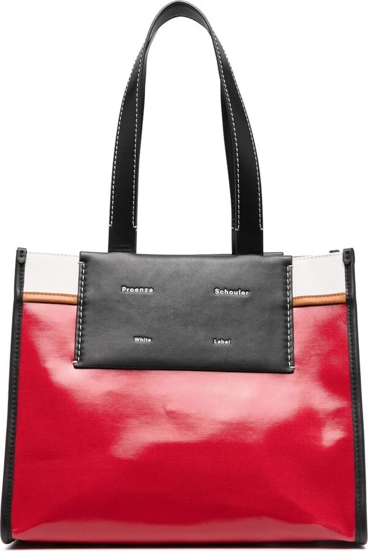 large Morris coated tote bag