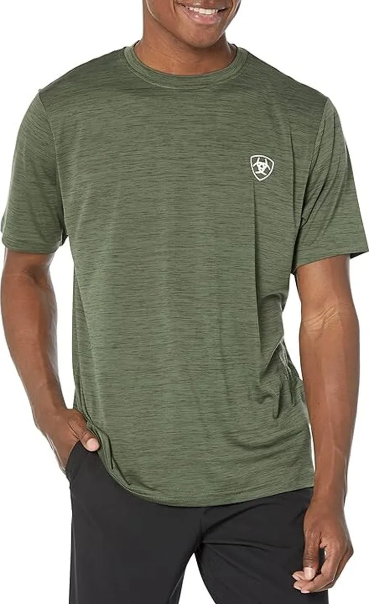 Ariat Charger Stamp T-Shirt (Kombu Green) Men's Clothing