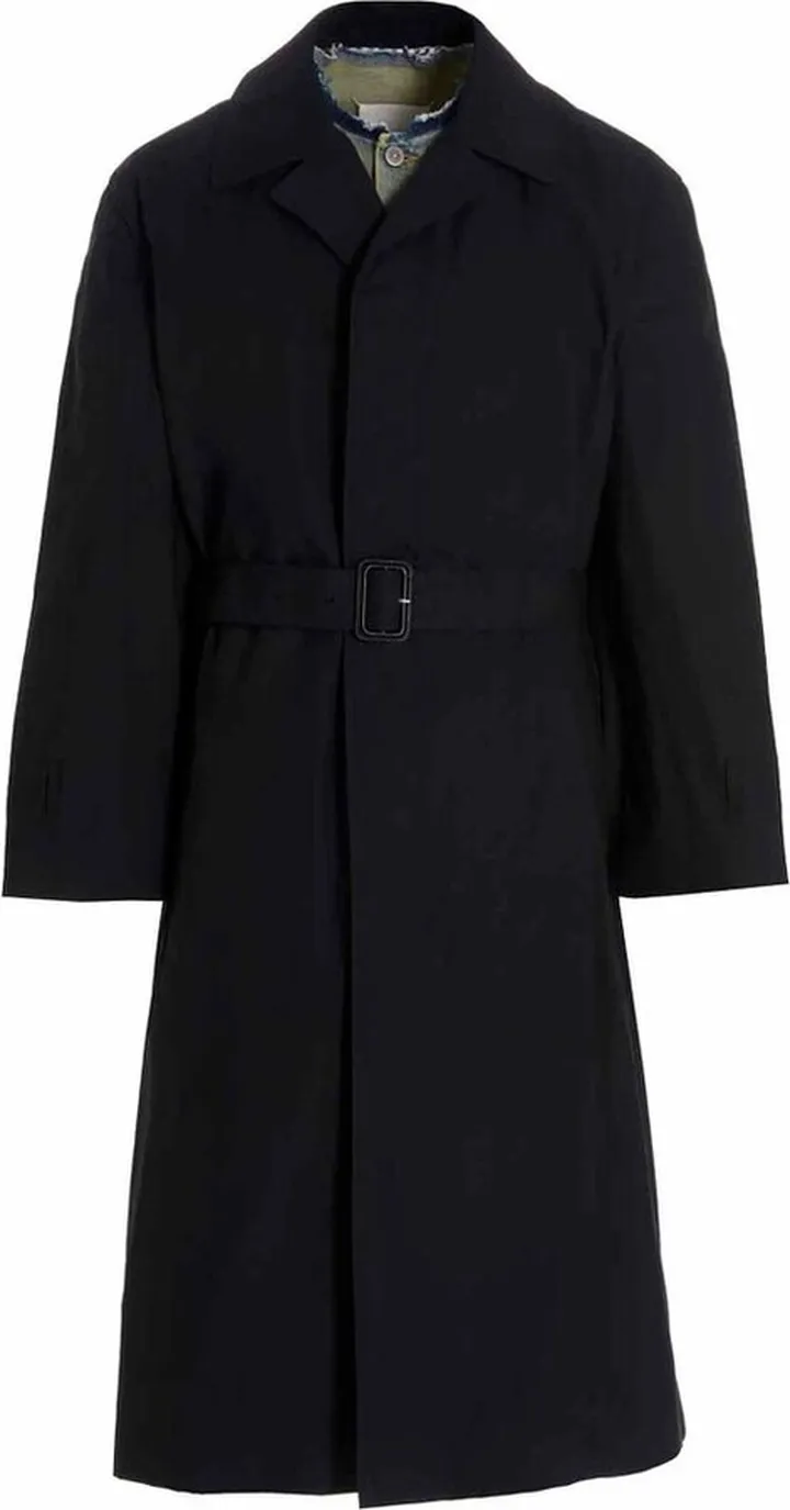 Maison Margiela Panelled Long Sleeved Trench Coat