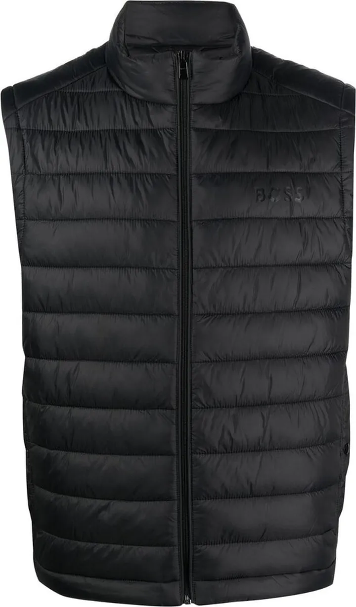 Logo-Print Quilted Gilet