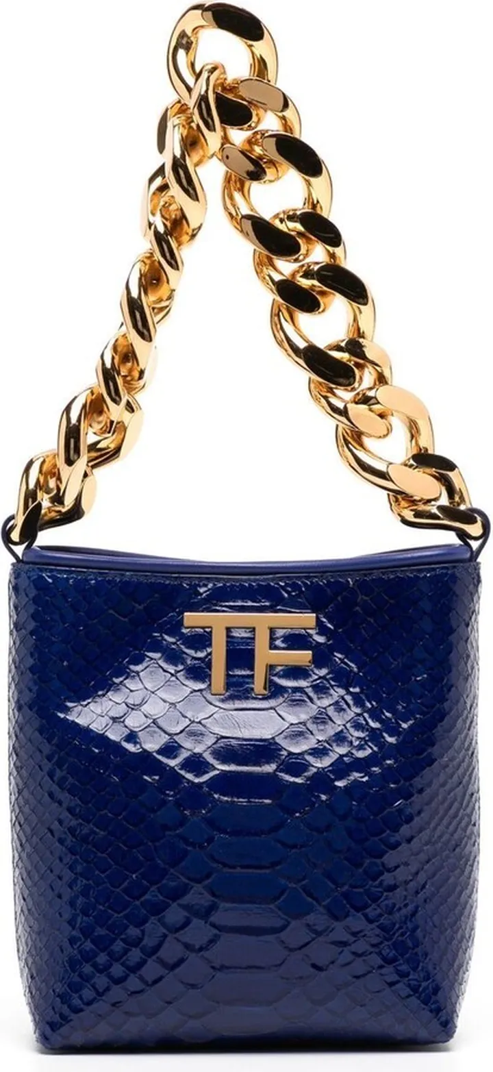 TF logo-plaque chain mini bag