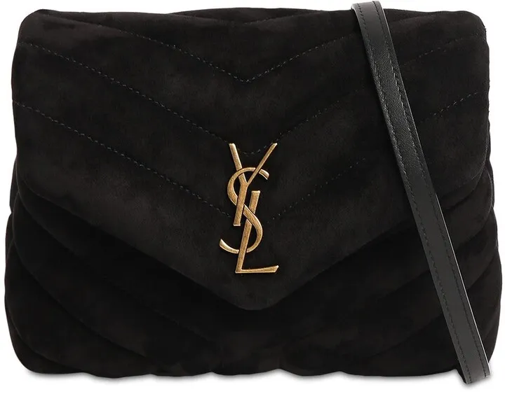 Toy Loulou suede shoulder bag
