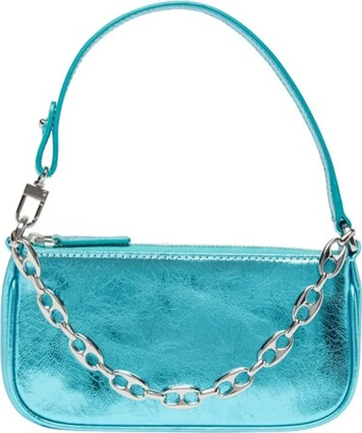 Mini Rachel metallic leather bag