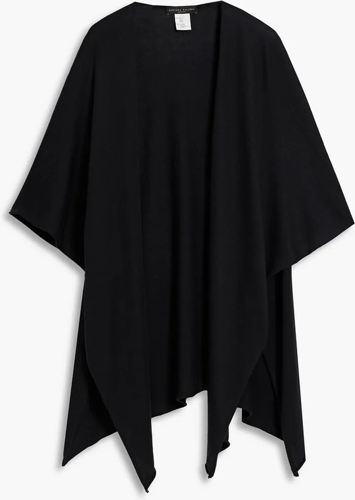 Silk and cotton-blend cardigan