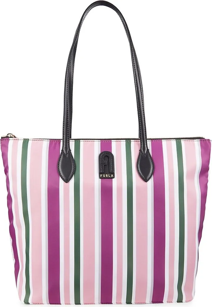 Toni Stripe Textile Tote