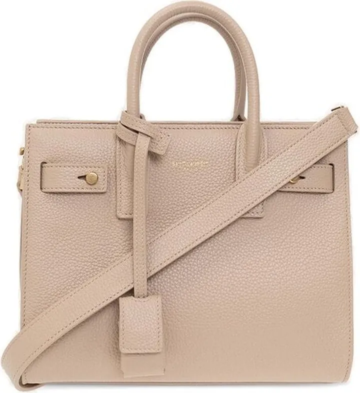 Saint Laurent Sac De Jour Logo Detailed Tote Bag