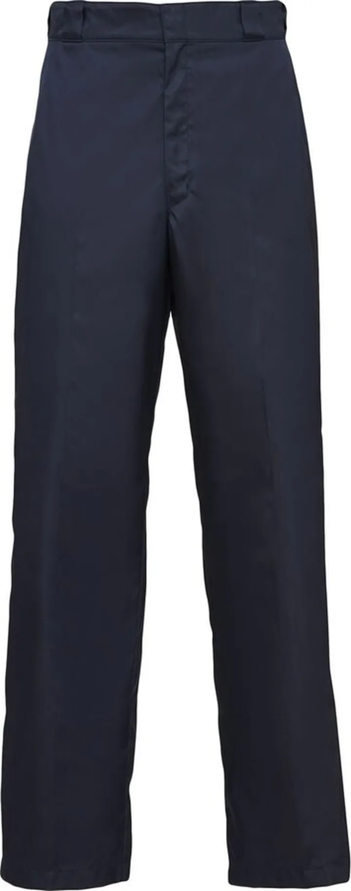 Logo-Plaque Straight-Leg Trousers