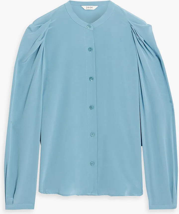 Eldridge silk crepe de chine blouse