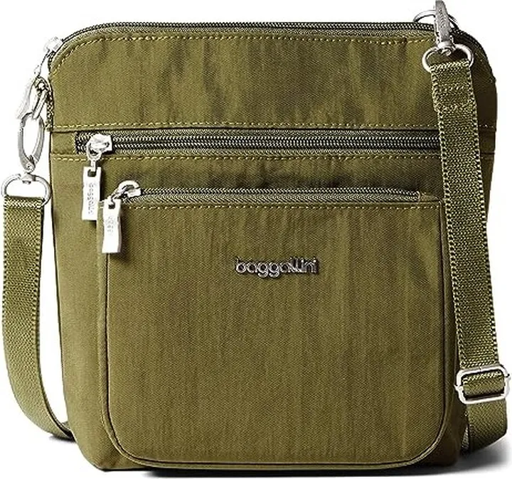 Baggallini Modern Pocket Crossbody (Fatigue) Cross Body Handbags