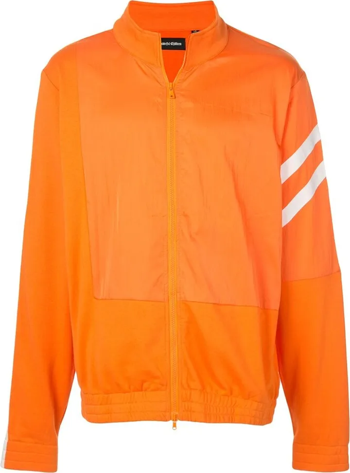 Geometric Panelled Bomber Jacket