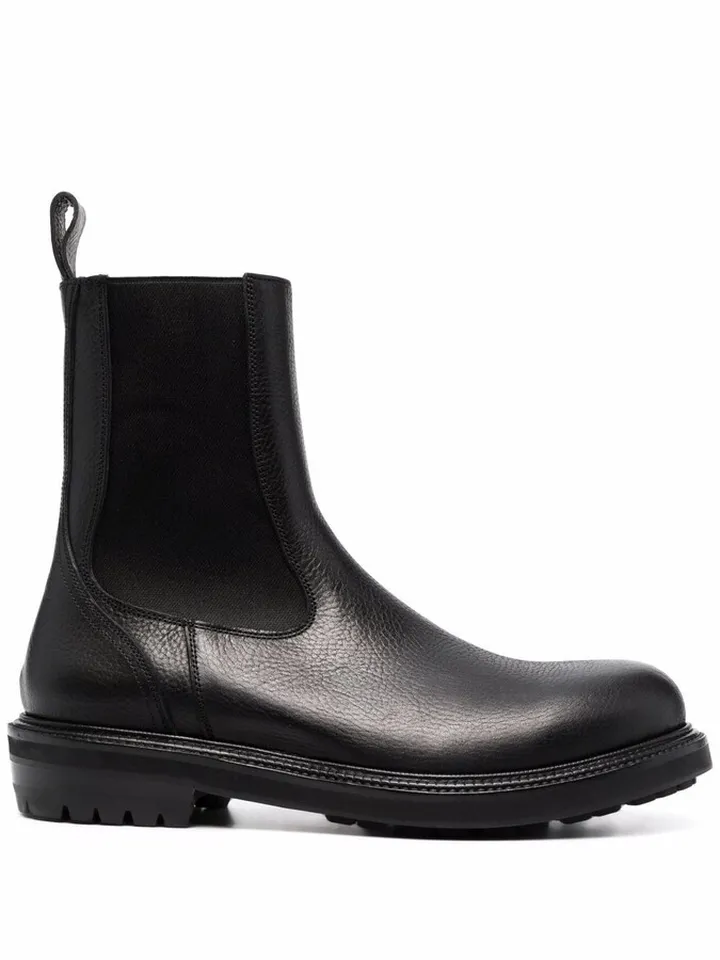 leather Chelsea boots