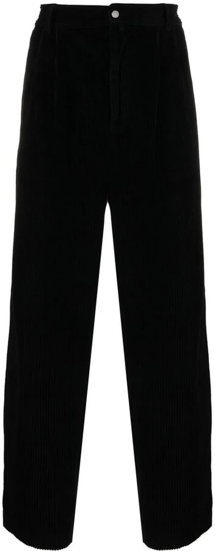 Corduroy Four-Pocket Straight-Leg Trousers