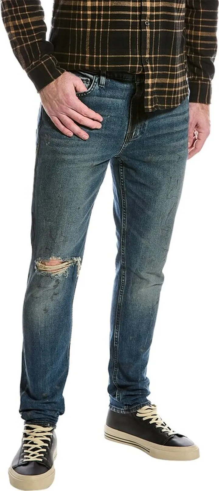 Hudson Jeans Zack Indigo Oil Skinny Jean