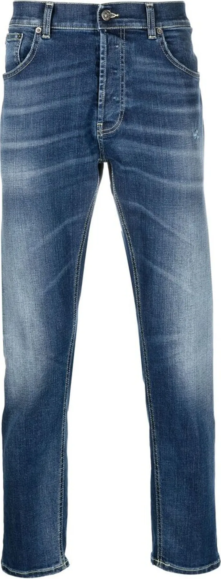 Mid-Rise Cropped Jeans