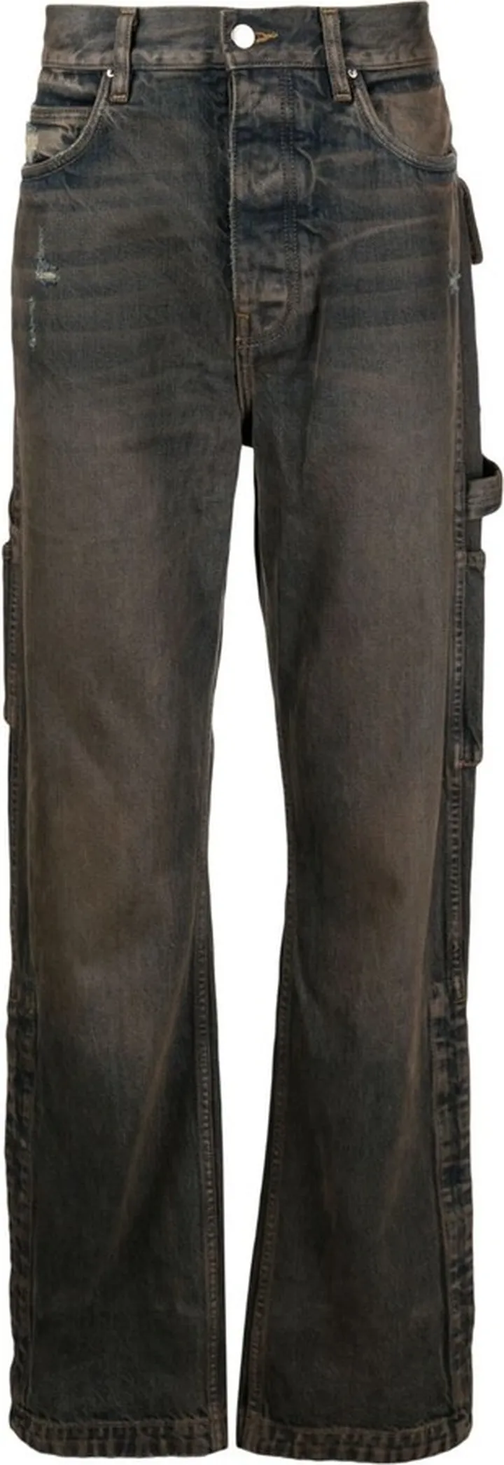 Cargo-Pocket Baggy Jeans
