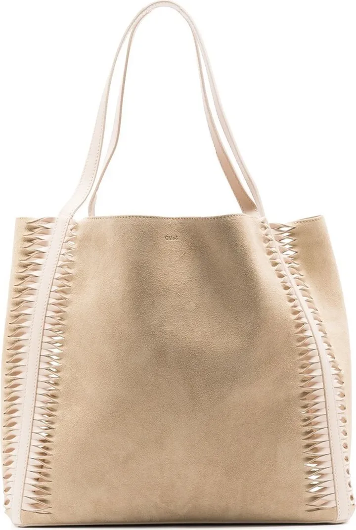 Louela suede shoulder bag