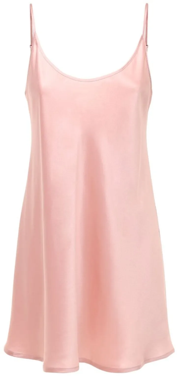 Silk robe mini dress