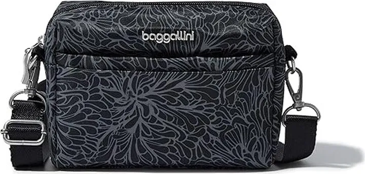 Baggallini 2-in-1 Convertible Belt Bag (Midnight Blossom Print) Bags