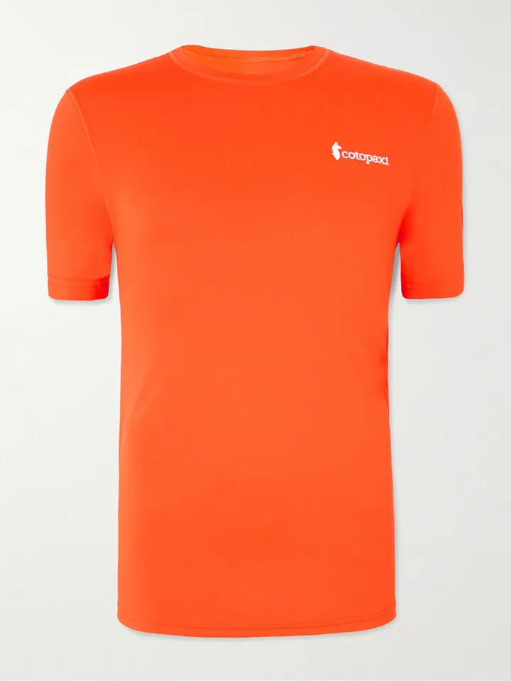 Fino Tech Logo-Print Recycled-Jersey T-Shirt