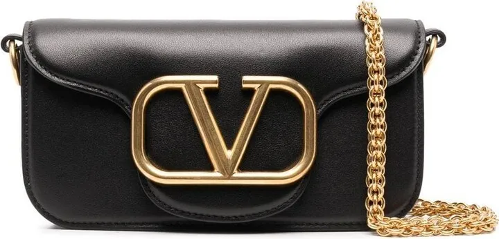 VALENTINO GARAVANI- Loco' Small Leather Shoulder Bag