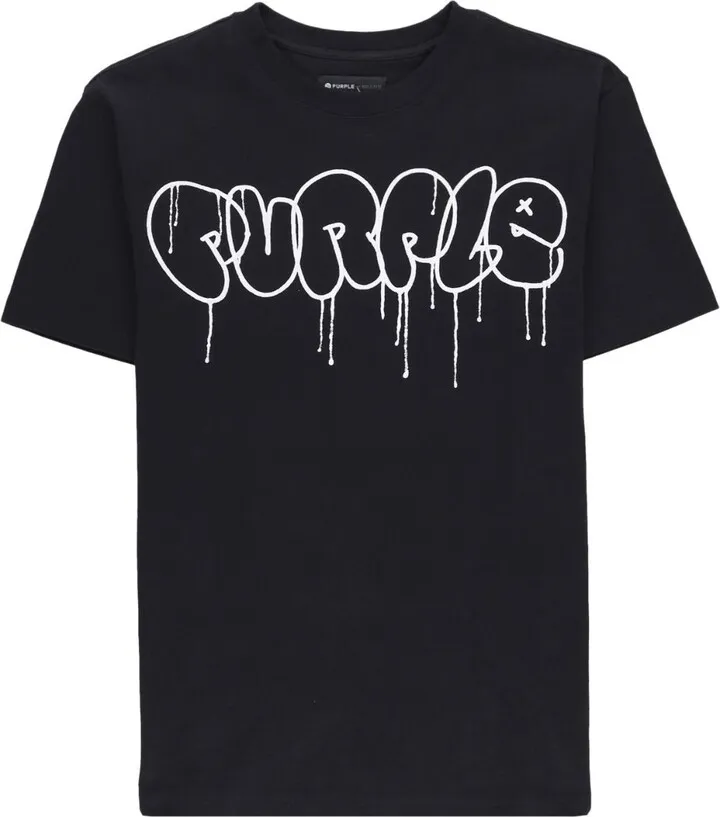 graffiti-print cotton T-Shirt