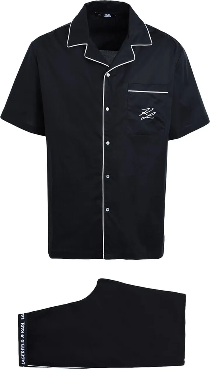 Pyjama Set Sleepwear Black