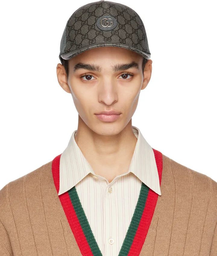 Gucci Gray Supreme Cap